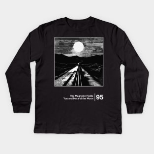 The Magnetic Fields / Minimalist Graphic Fan Artwork Design Kids Long Sleeve T-Shirt